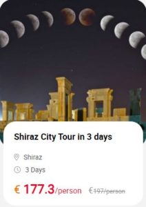 Shiraz city tours in 3 days