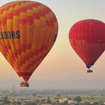 Hot air balloon ride