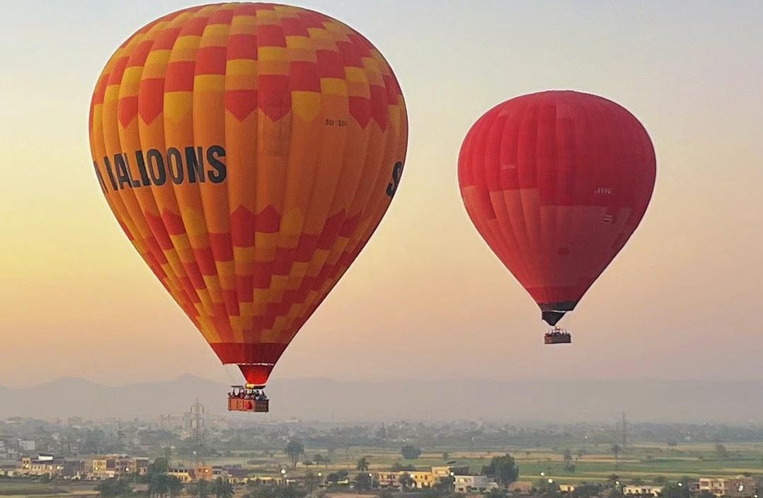 Hot air balloon ride